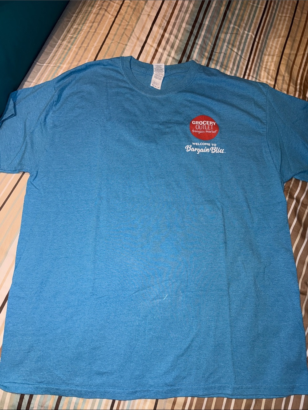 Blue Grocery Outlet T-Shirt, Circa 2019